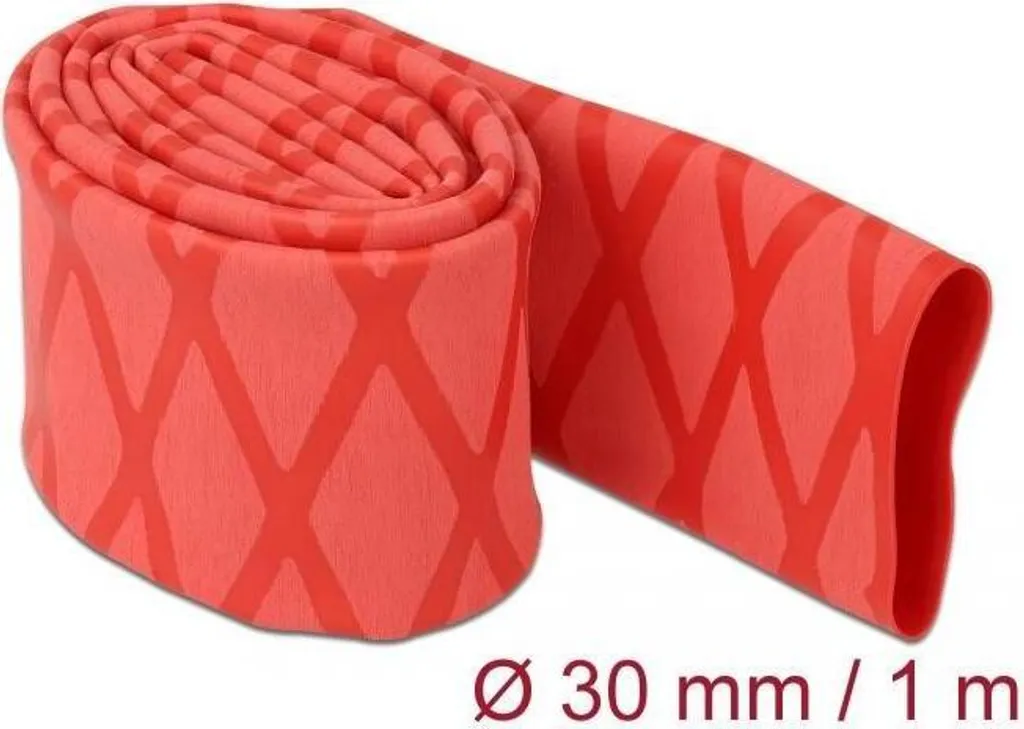 Guaina Grip Rosso Delock 19598: Termorestringente 30mm X-pattern - 3
