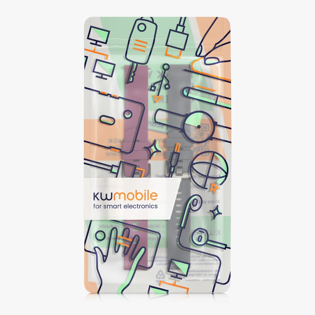 kwmobile 2x Sportarmband kompatibel mit Willful Produktbild 7