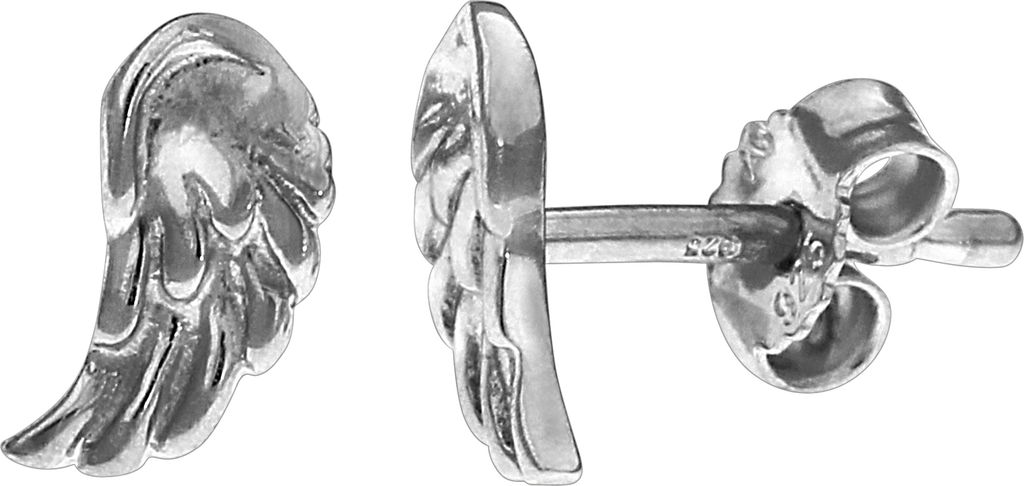 F Ohrstecker 925/- Sterling Silber 0,8cm weiß 371220264R