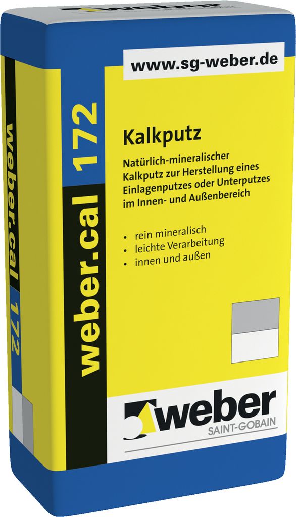 weber.cal 172 Unterputz 30kg naturgrau Immagine del prodotto 