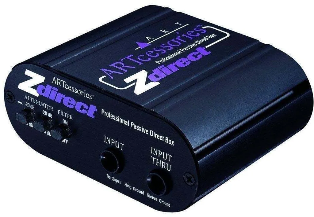 ART Z-DIRECT DI Box passive pour studio d'enregistrement et concerts