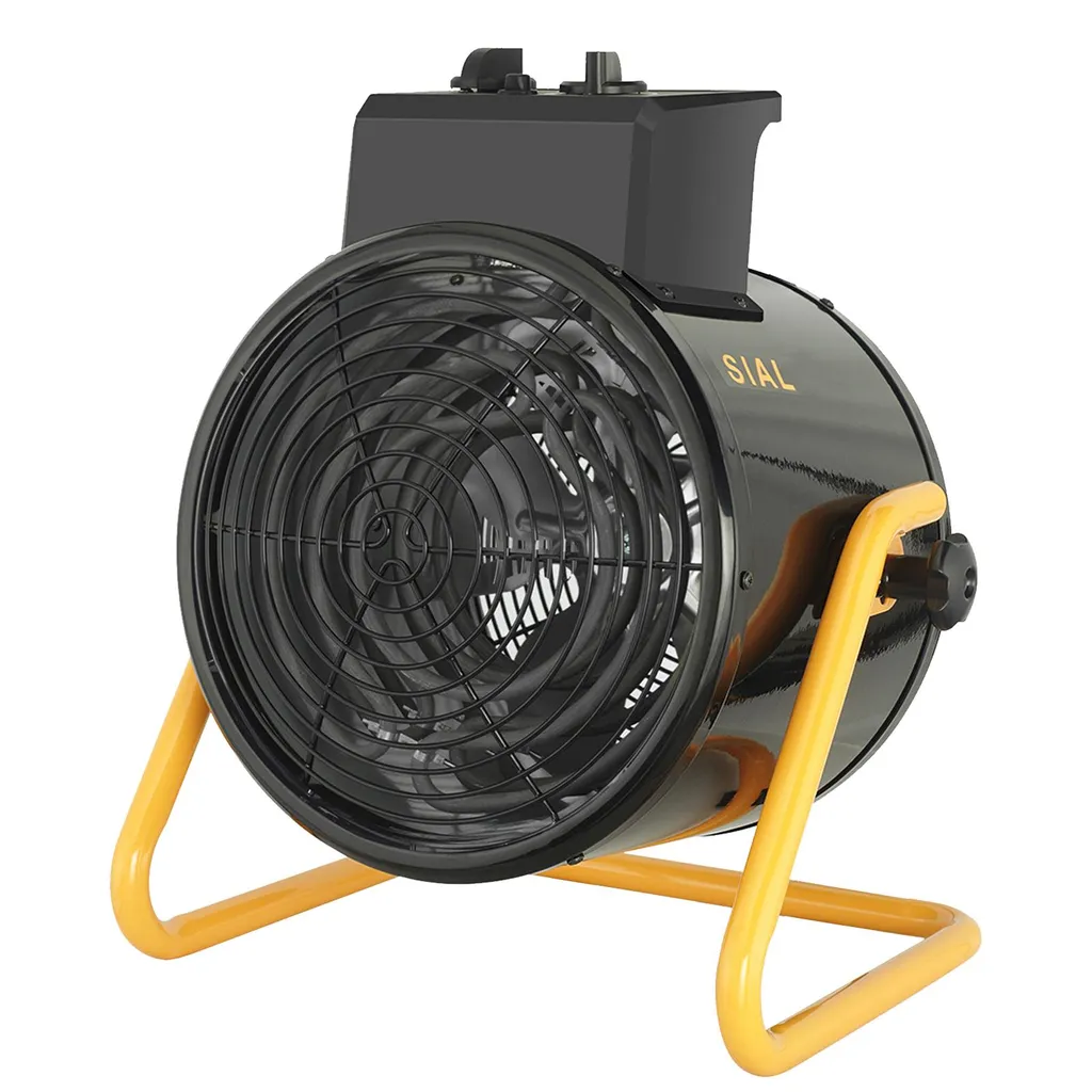 Termoventilatore SIAL 5000W 400V Elettrico Professionale Nero