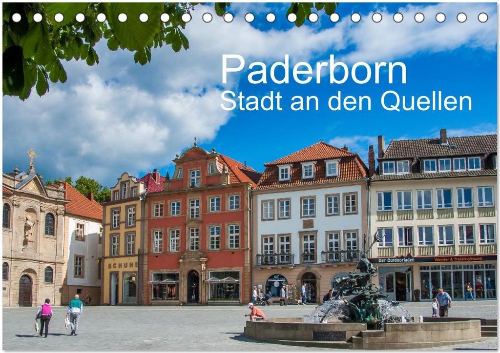 PADERBORN - Stadt an den Quellen (Tischkalender 2026 DIN A5 quer), CALVENDO Monatskalender