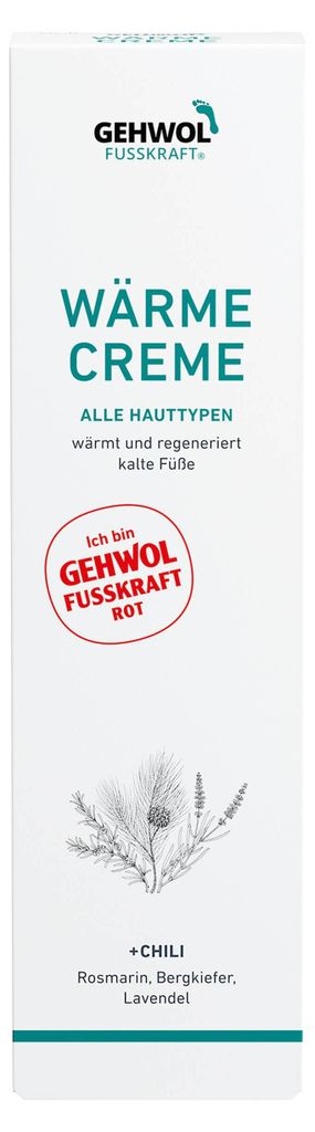 Wärmende Fußcreme stark für kalte Füße 125 ml Produktbild 
