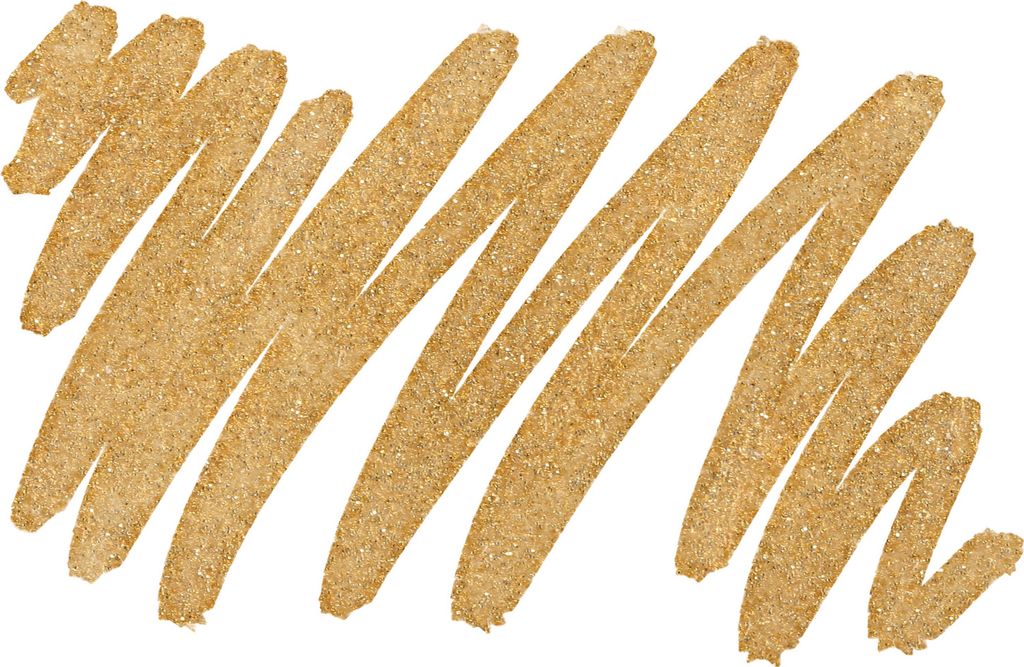 Darwi 6x Textilmarker Glitter, Spitze 2mm, 6ml, Gold Gold DA0140013050C