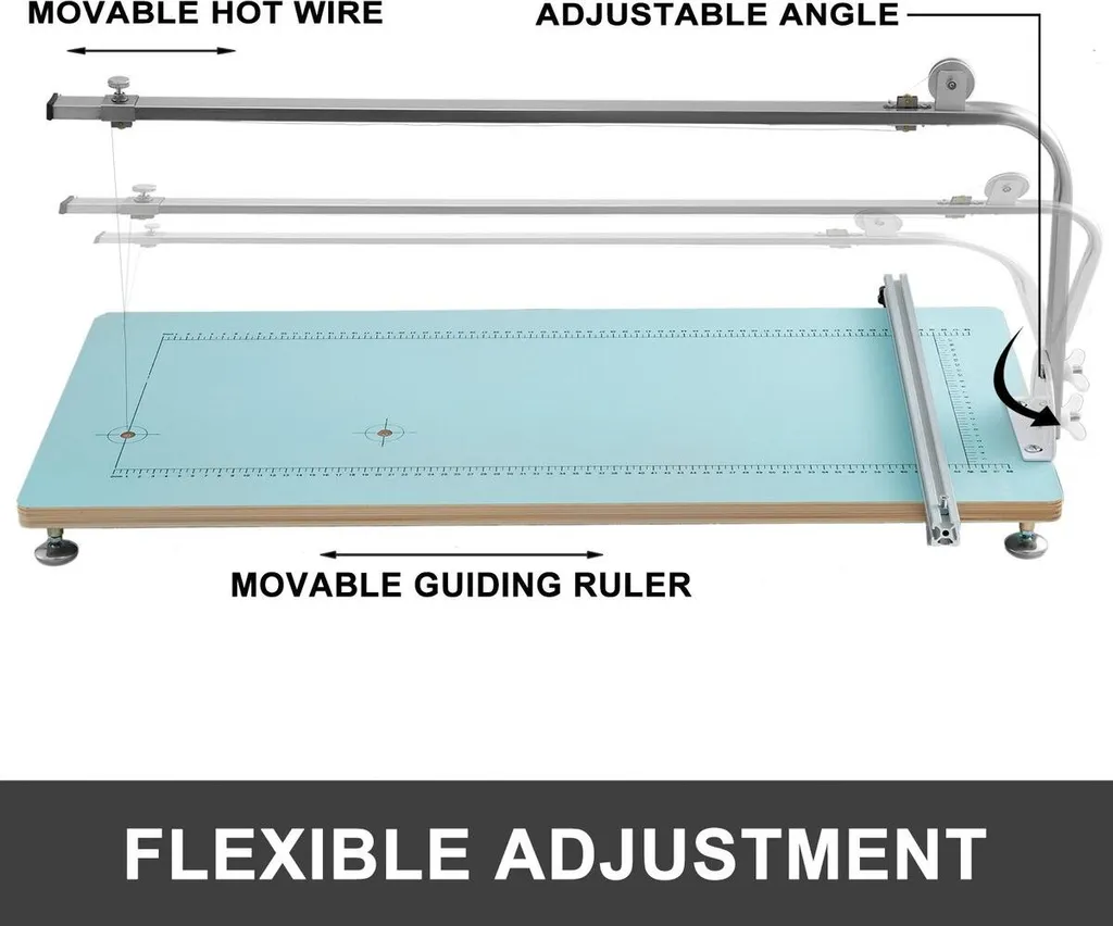 Machine à découper la mousse fil chaud avec guide d'angle précis