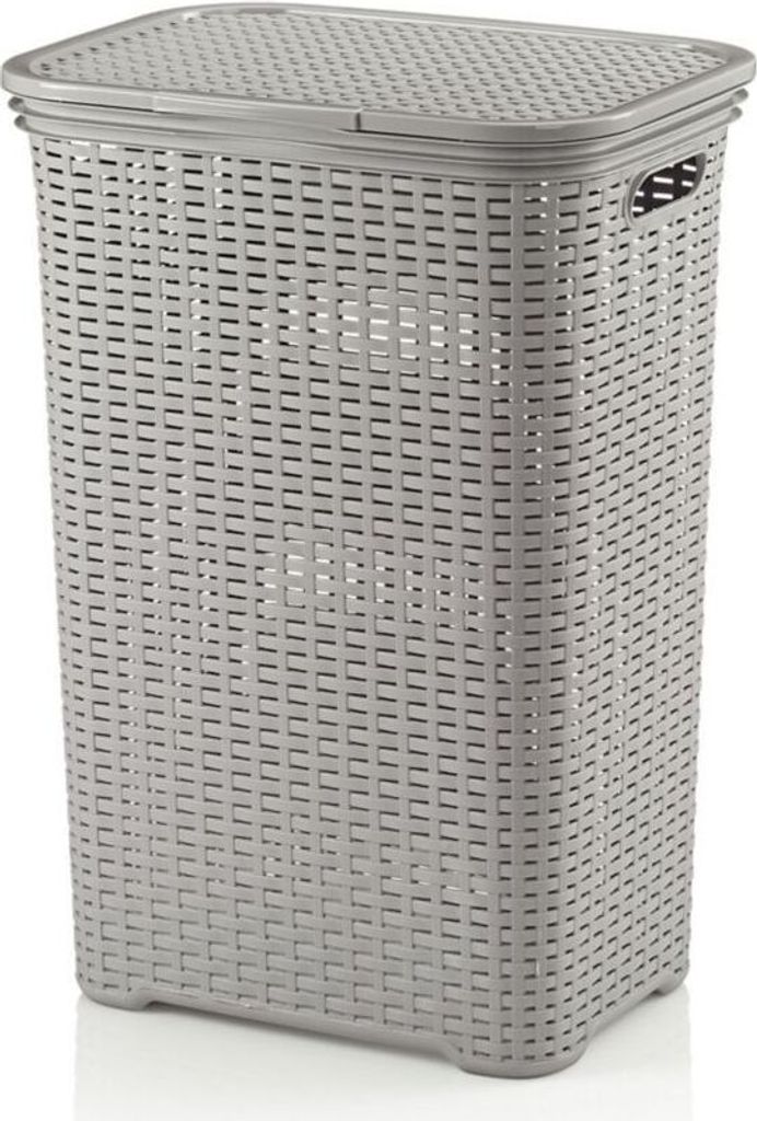 KELA Wäschekorb BRASILIA 60 l hellgrau KL-23411