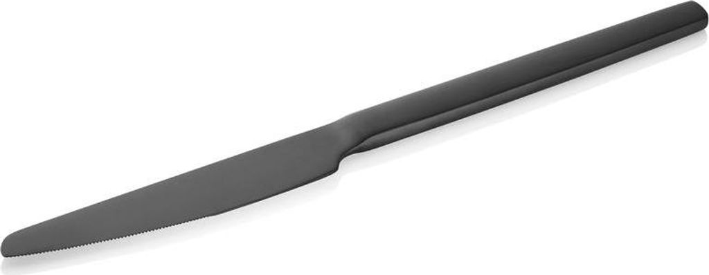 24x Menümesser ALEX SCHWARZ, mit schwarz, matte PVD Beschichtung, 23 cm, Chromstahl 13/0