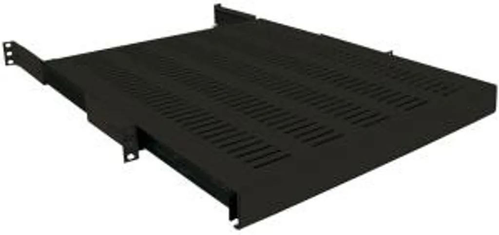 Étagère Coulissante 19 Pouces 1U pour Armoire Réseau Profondeur 600mm