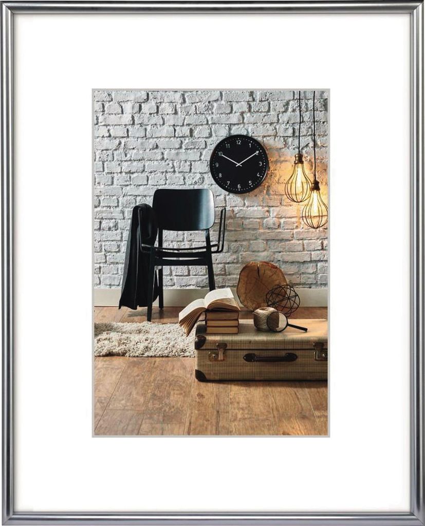 Hama Plastic Frame "Sevilla", Silver Matt, 21 x 29,7 cm, 308 mm, 220 mm, 17 mm, 481 g
