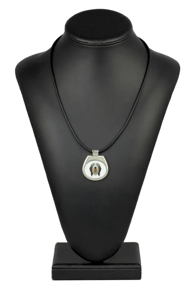 Collana Art-Dog Bearded Collie: Un Sogno in Argento e Foto - 2