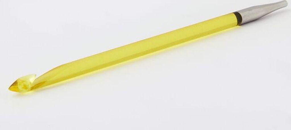 auswechselbare Häkelnadel TRENDZ tunesisch 6,00 mm gelb