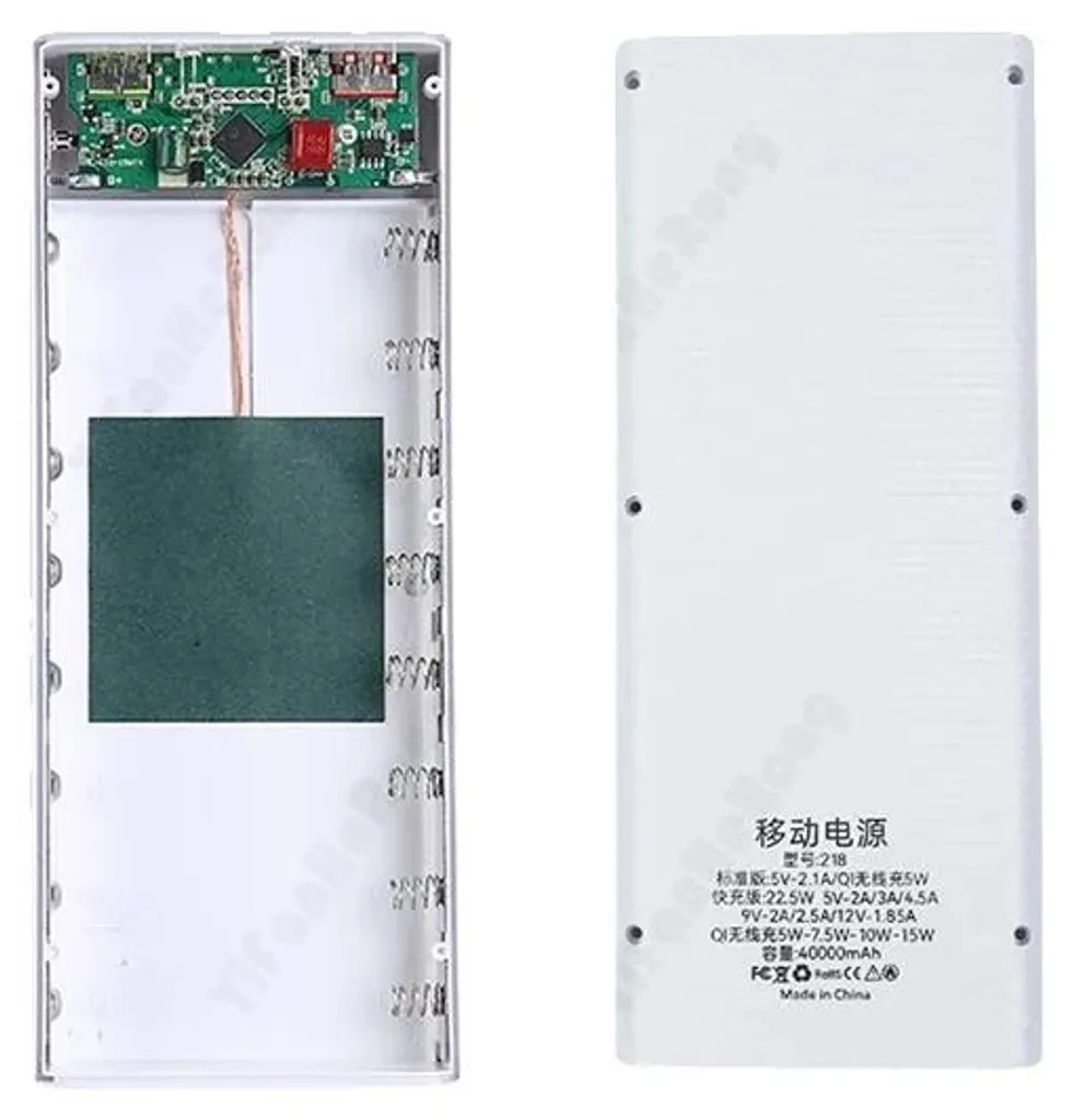Batterie Externe DIY 8x 21700 pour Voyage avec Charge Rapide Sans Fil