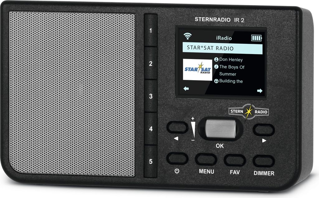 TechniSat 0000/3967 Technisat Sternradio IR 2 schwarz Obrázek produktu 
