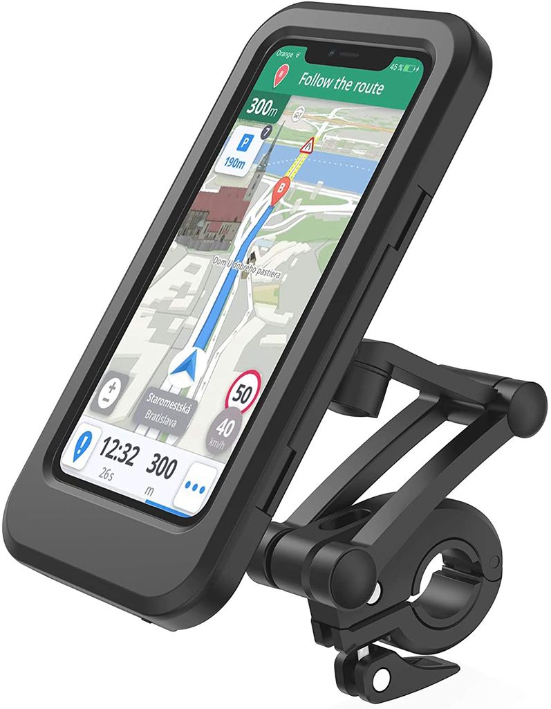Universal 360 Grad Fahrrad Handy Halter Wasserfeste Hülle für Samsung & IPHONE 