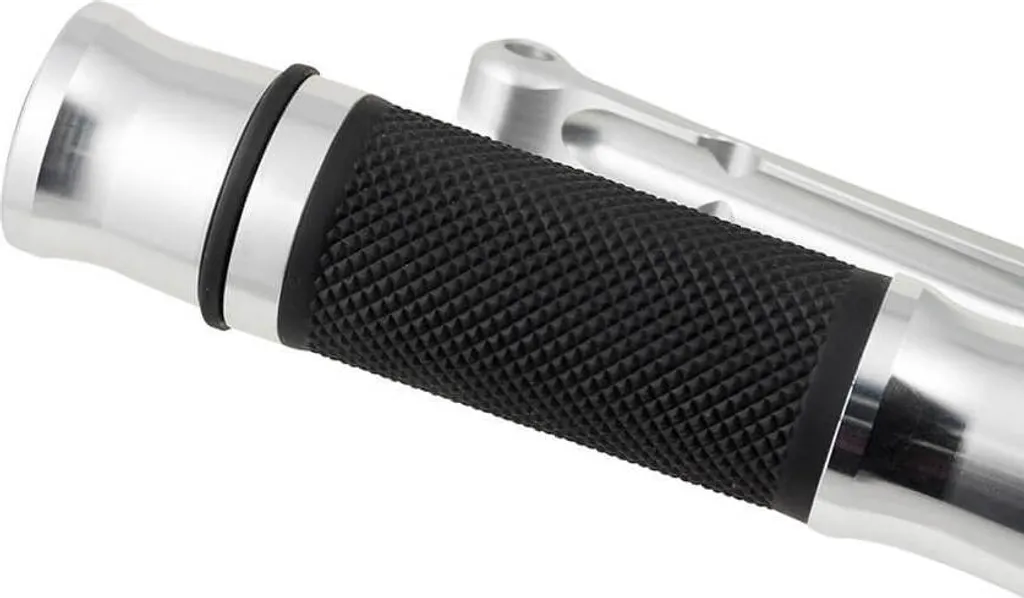 LSL Embouts de Poignée Argent pour Guidon Moto - Lestage Ø14 et 18mm
