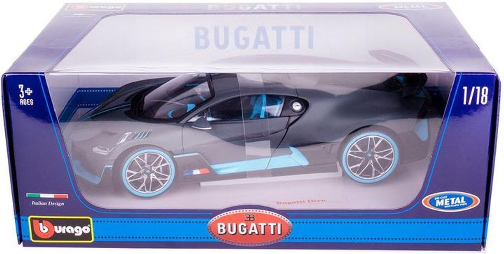 Modellino dell'auto Bugatti Divo in scala 1:18 di BBURAGO Immagine del prodotto 