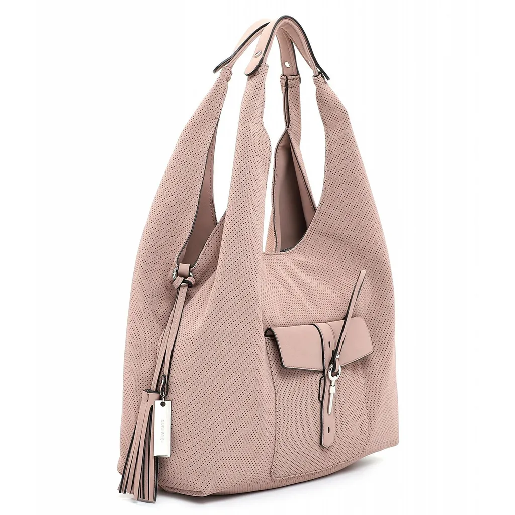SURI FREY Romy-Kay Borsa Pink Oldrose - Design Traforato e Vegan - 2