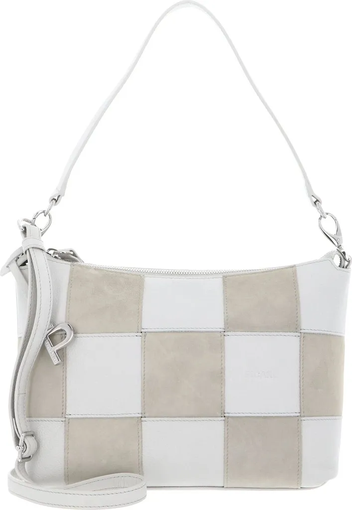 PICARD Pelle borsa a tracolla borsa a tracolla Chess Crossbody Bag Shark grigio chiaro