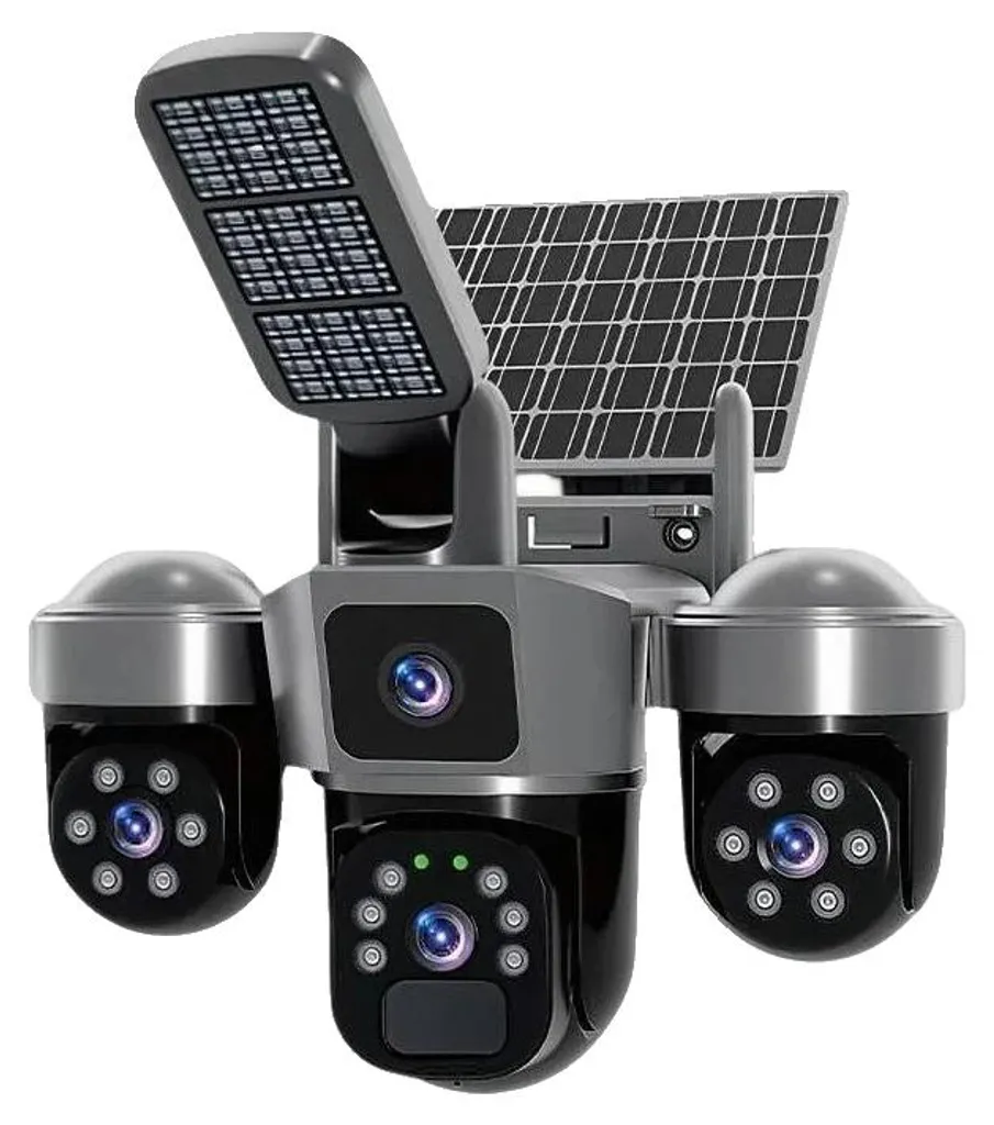 Caméra de Surveillance Extérieure 9MP - Système 4G Wi-Fi Prise Europe