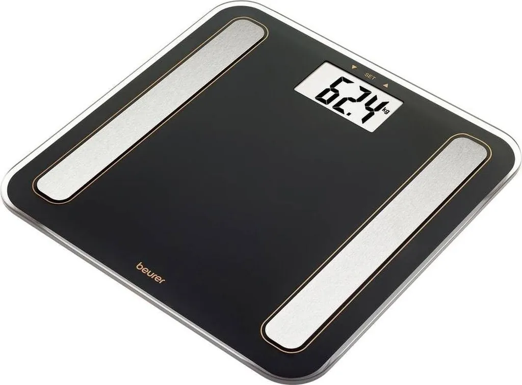 Balance Beurer BF-183LE-24 Pèse-personne Noir Verre Trempé 180kg