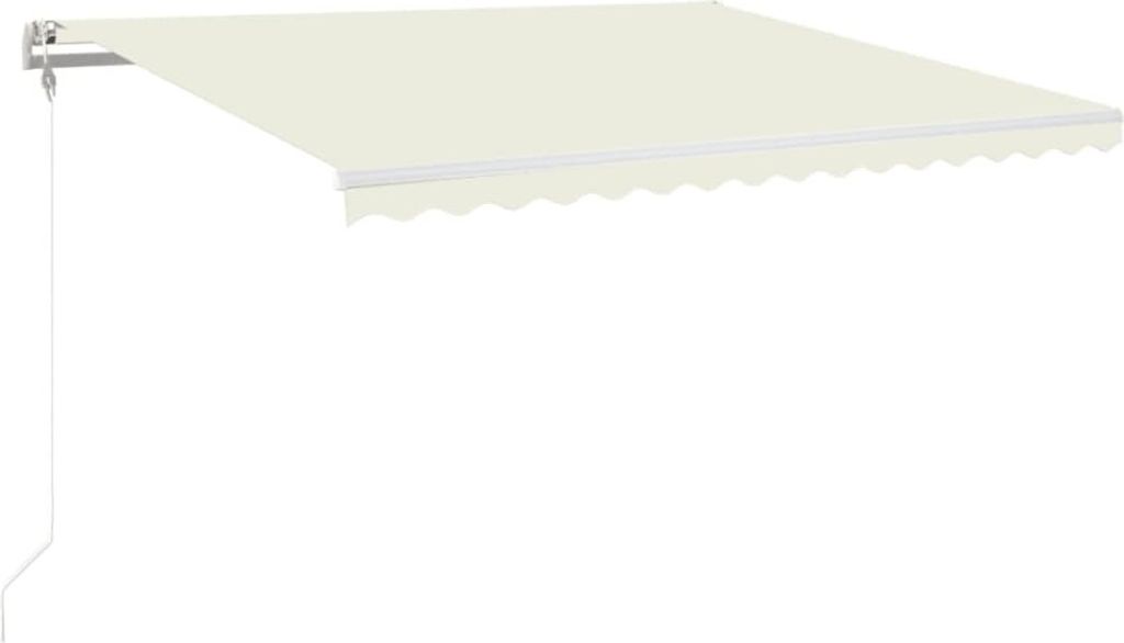 Automatische Markise mit LED & Windsensor 450x350 cm Creme