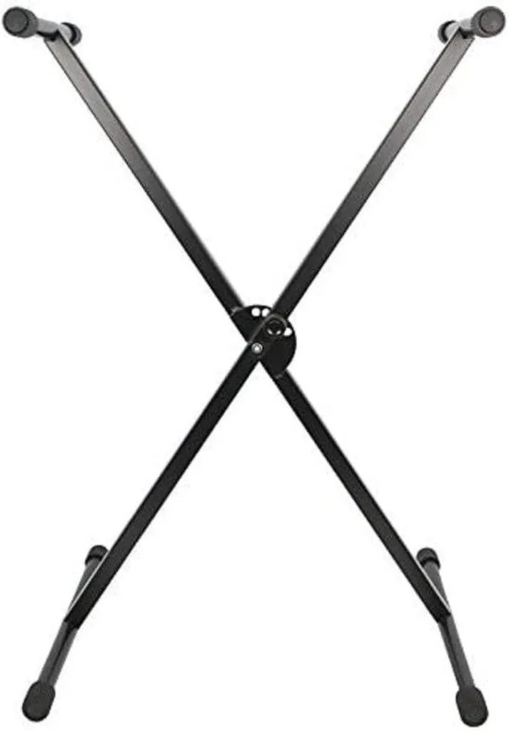 Support clavier de piano ajustable en hauteur avec pieds de sécurité