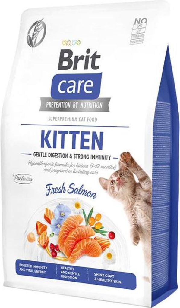 Brit Care Cat Grain-Free - Kitten - Gentle Digestion & Strong Immunity 2 kg