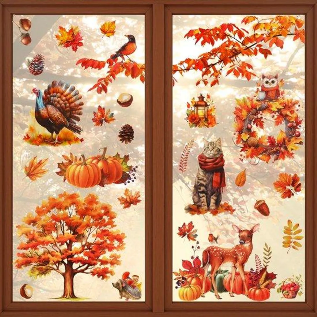 9 Feuilles Décoration Automne : Décoration Intérieur et Café Facile