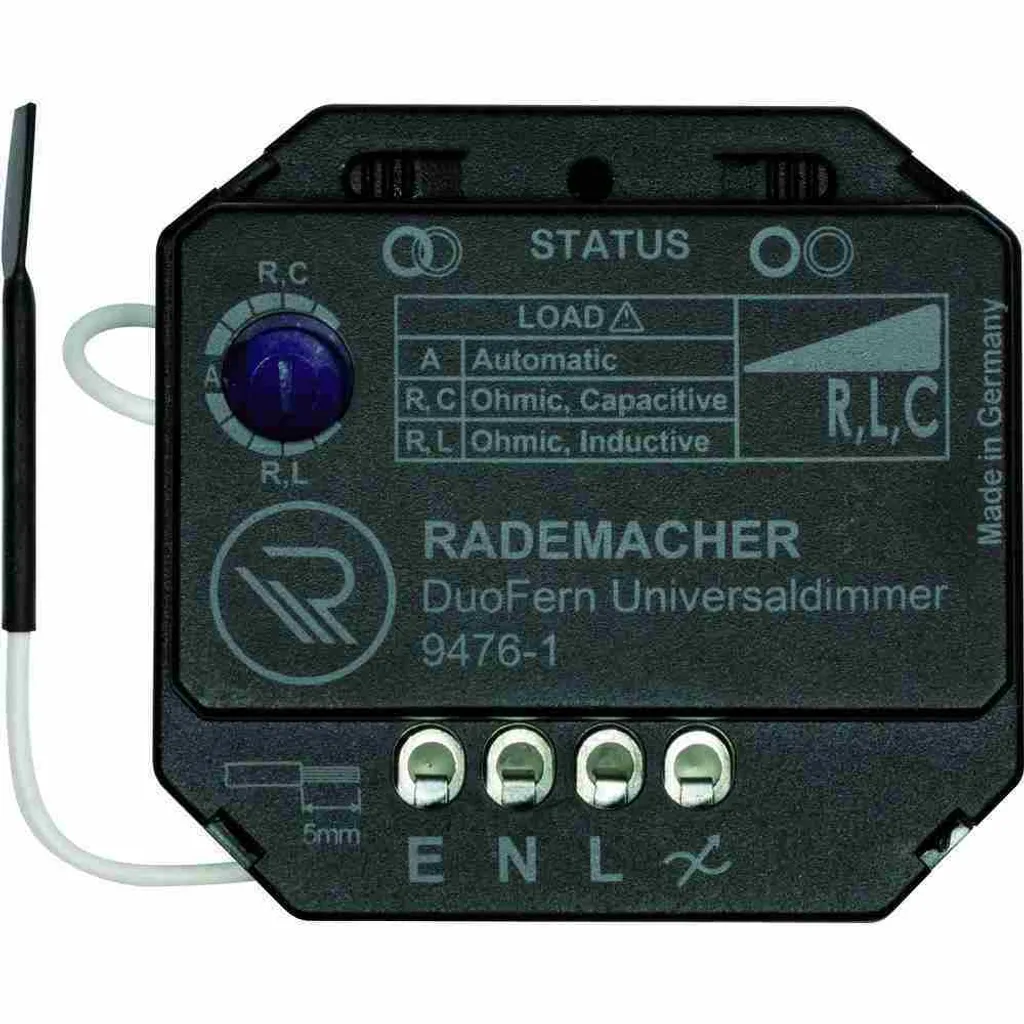 Variateur de lumière radio DuoFern 9476-1 pour module domotique discret