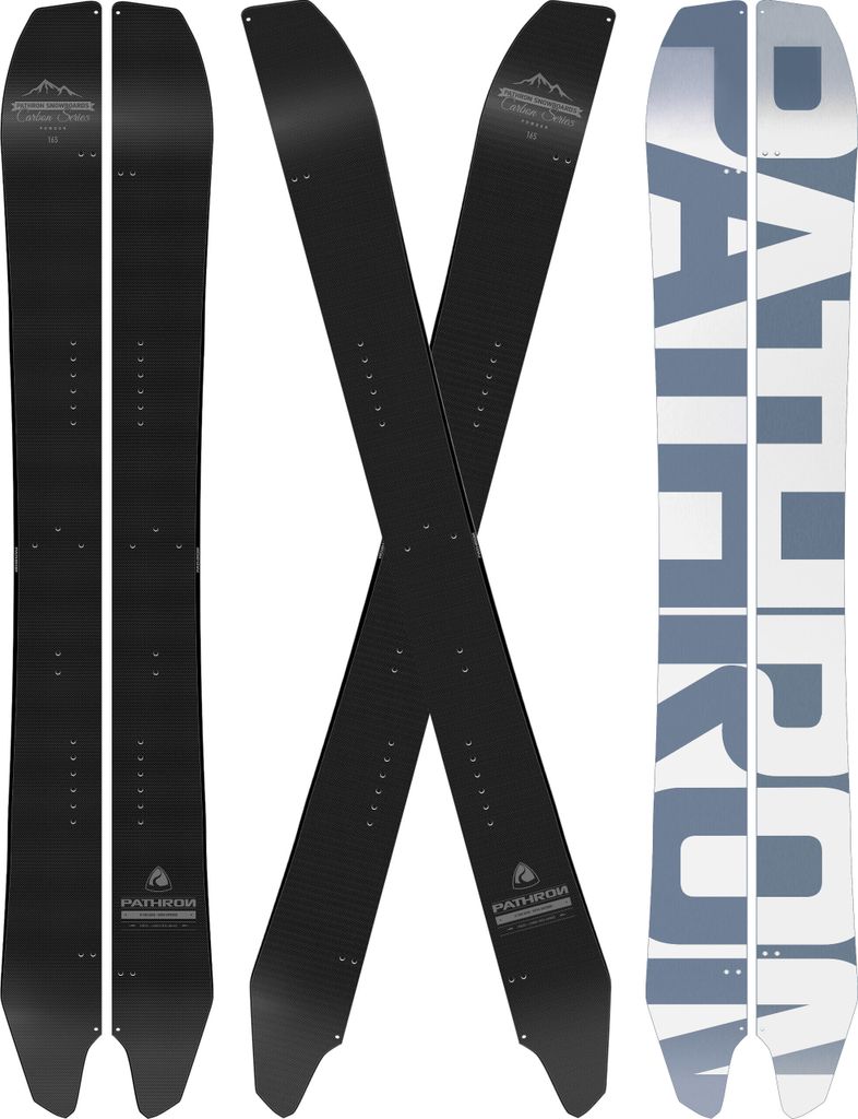 Snowboard Pathron Carbon Powder Split inkl. Clips und Hooks Produktbild 1