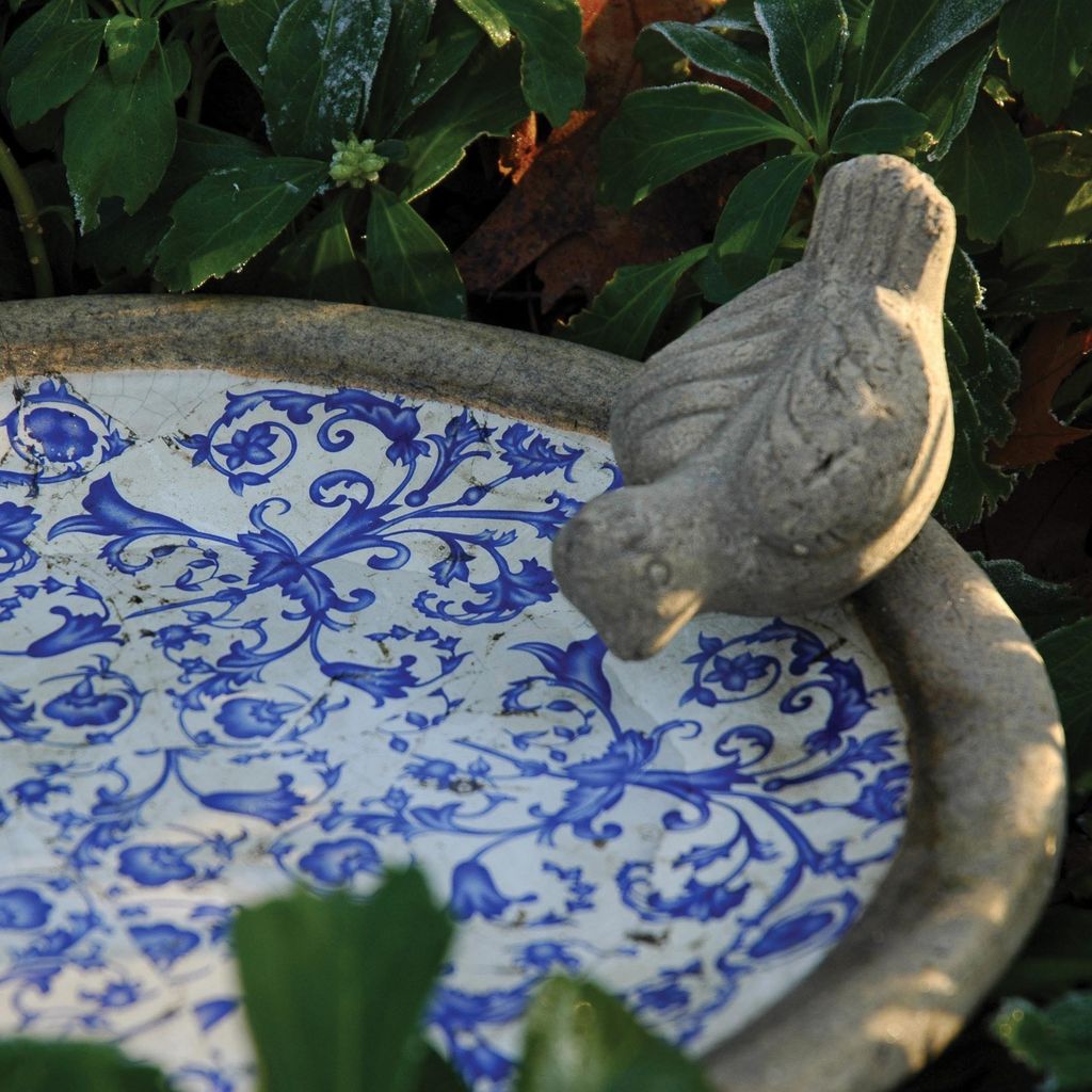 Esschert Design Aged Ceramic Vogeltränke; AC10 Produktbild 5