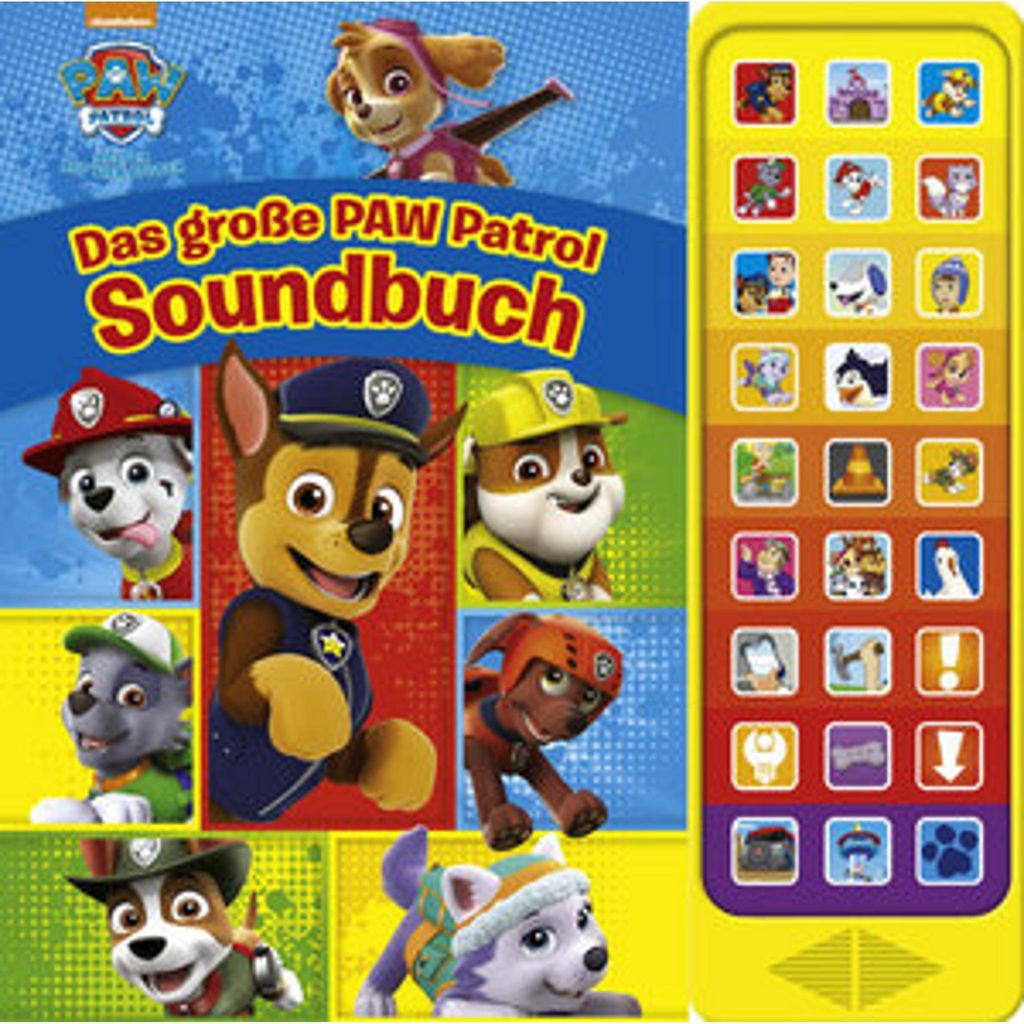 Das große PAW Patrol Soundbuch - 27-Button-Soundbuch mit 24 Obrázok produktu 