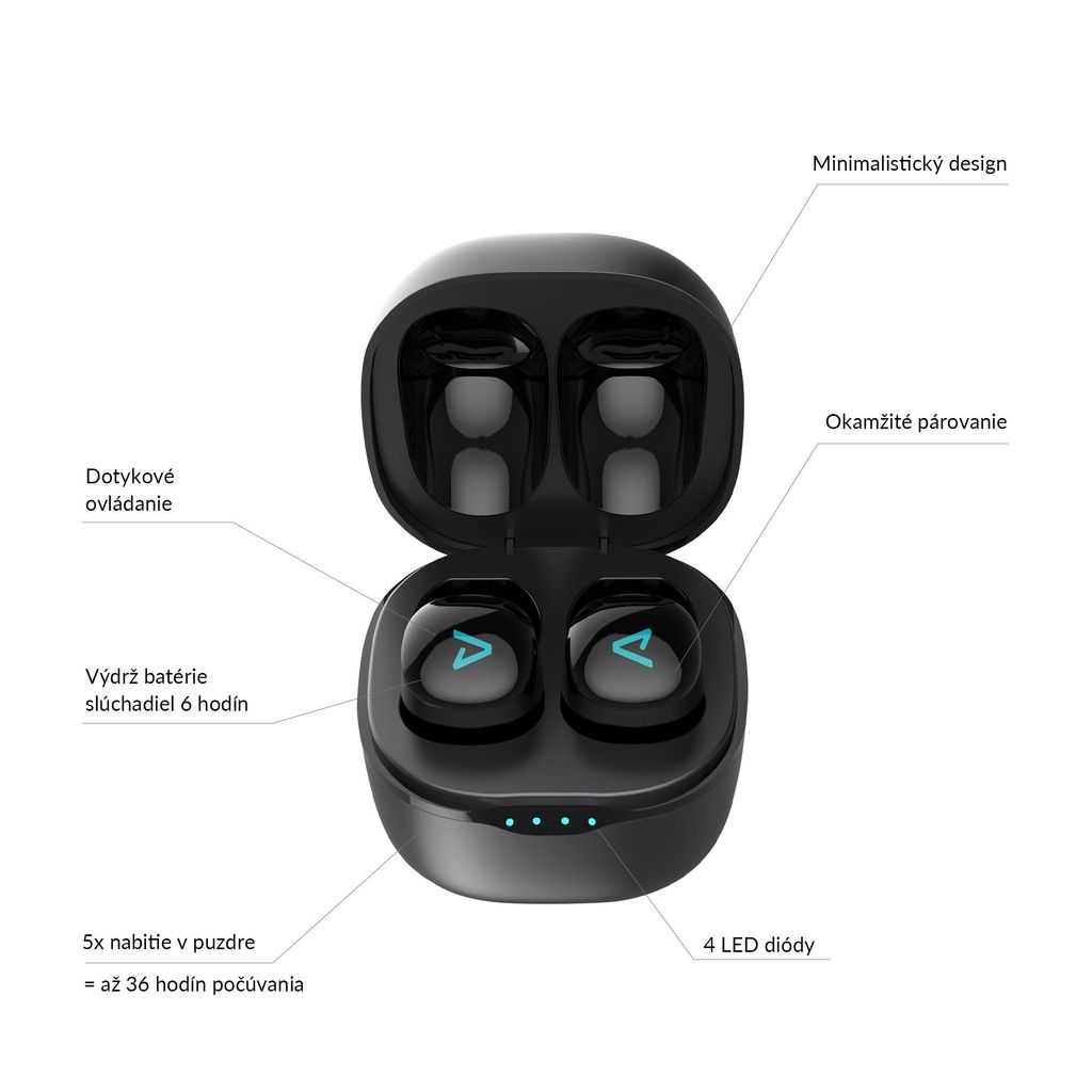 LAMAX Dots2 Touch Black Obrázok produktu 4