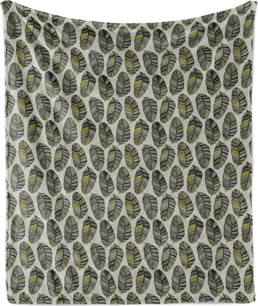 Abakuhaus Coperta Pile Flanella Termica 175x230cm Grigio Marrone - 1