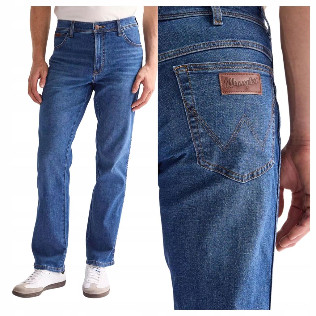 WRANGLER | Texas Regular Fit Herrenjeans Blau W32 L30