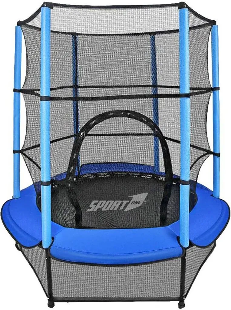 Tappeto Elastico 140cm Trampoline de Jardin Enfant avec Filet de Sécurité
