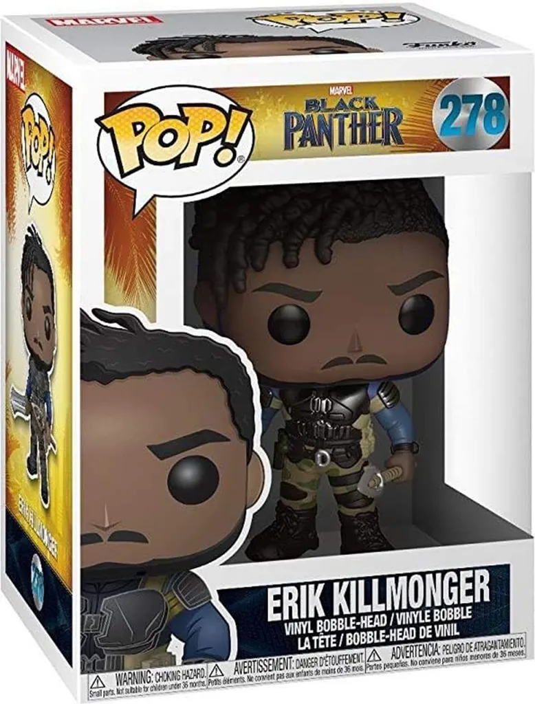 Funko Pop Erik Killmonger 278 Marvel Figurine Vinyle Détails Authentiques