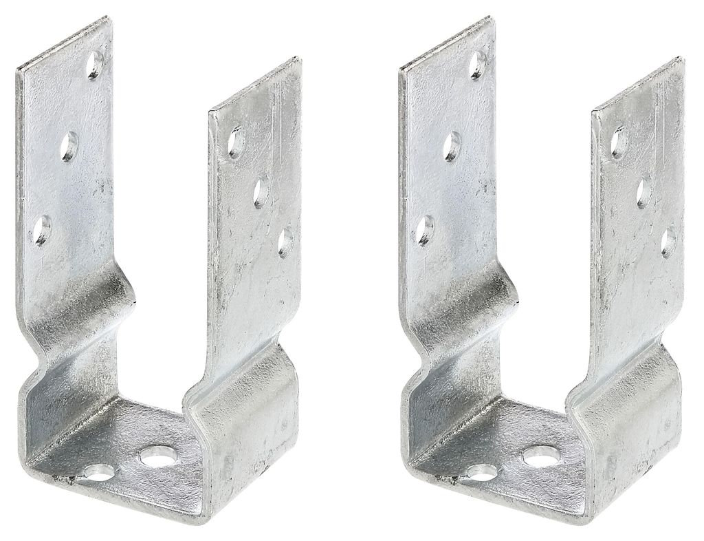 Supporto per montante a U Alberts 8 x, 91x150 mm, zincato a Immagine del prodotto 