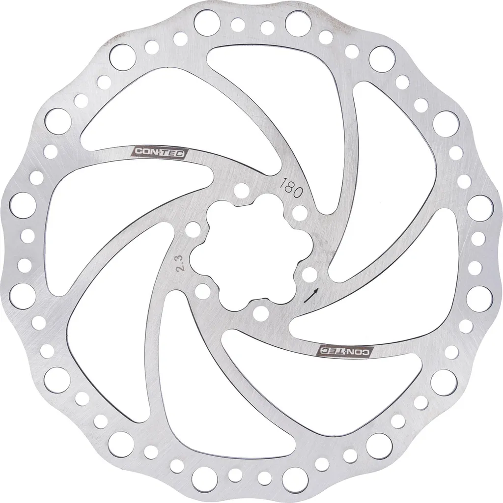 Disque de frein 180mm Contec idéal pour VTT électrique et charges lourdes