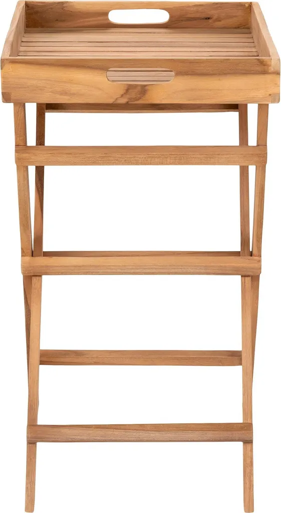 Plateau de Table pour Accoudoir de Canapé Ronda - Support Teck Stable - 4
