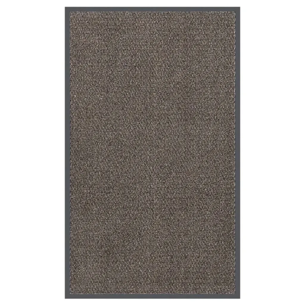 Paillasson antidérapant 90x150 cm brun foncé - Fini les sols sales et humides
