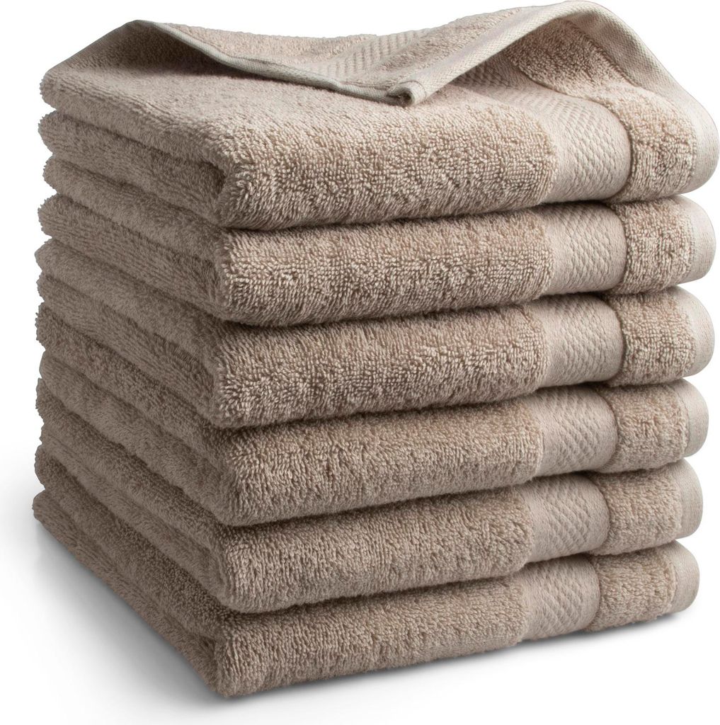 DoubleDry Premium Handtücher Set - 6 Stück 50 X 100 cm Produktbild 