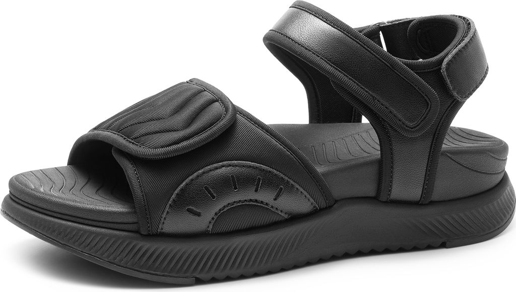 DREAM PAIRS Damen Freizeitsandalen mit ergonomischer Mittelfußstütze und rutschfester TPR-Sohle, atmungsaktive Sportsandalen für Wandern,Farbe: ...