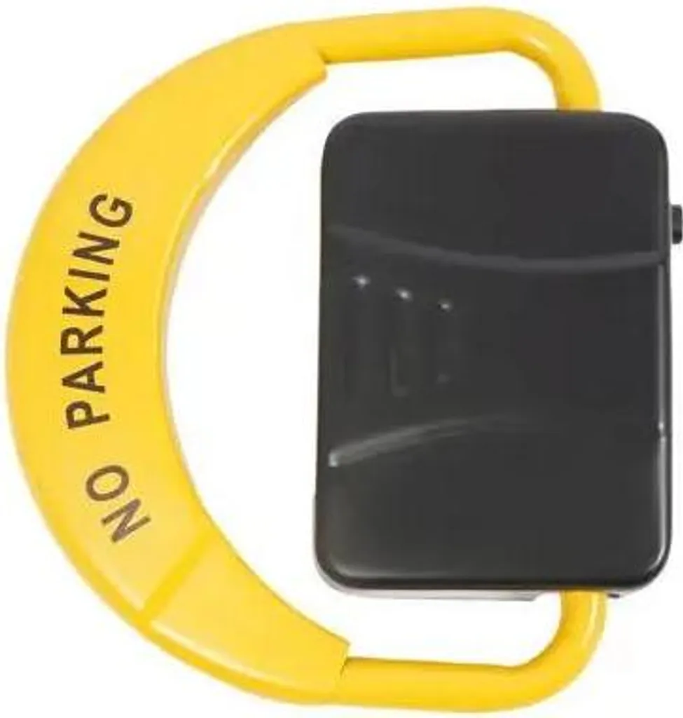 Arceau de parking automatique télécommandé en acier jaune robuste