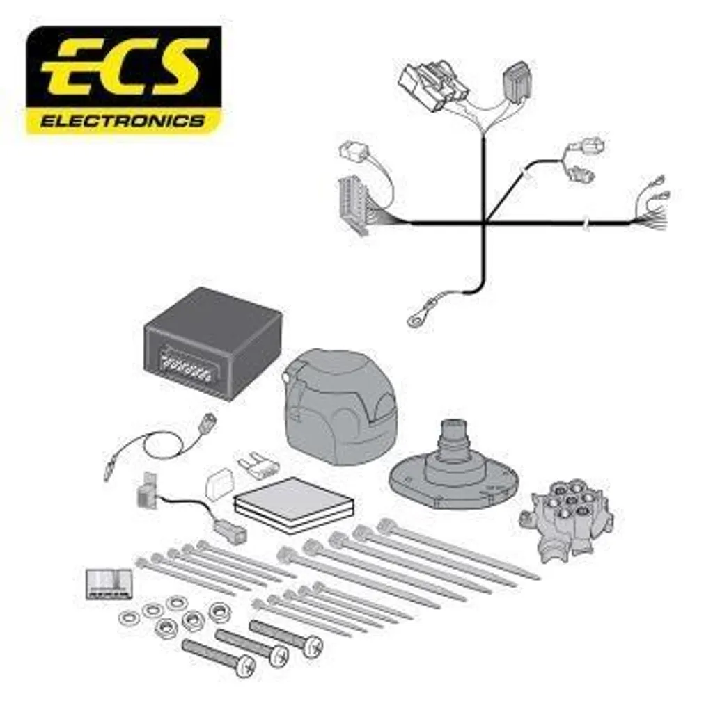 Kit électrique ECS RN-082-BB pour attelage de RENAULT KOLEOS (HY)