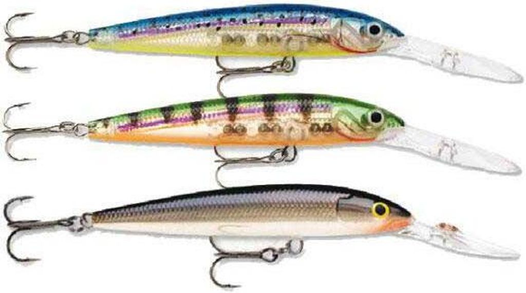 Rapala Wobbler Down Deep Husky Jerk GBM Glass Blue Minnow 12cm