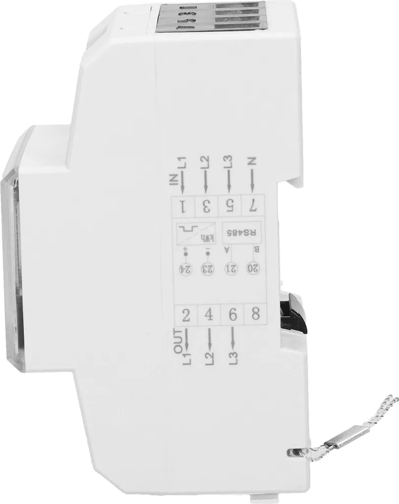Compteur Électrique Triphasé Orno 80A avec Port RS485 Modbus MID - 3