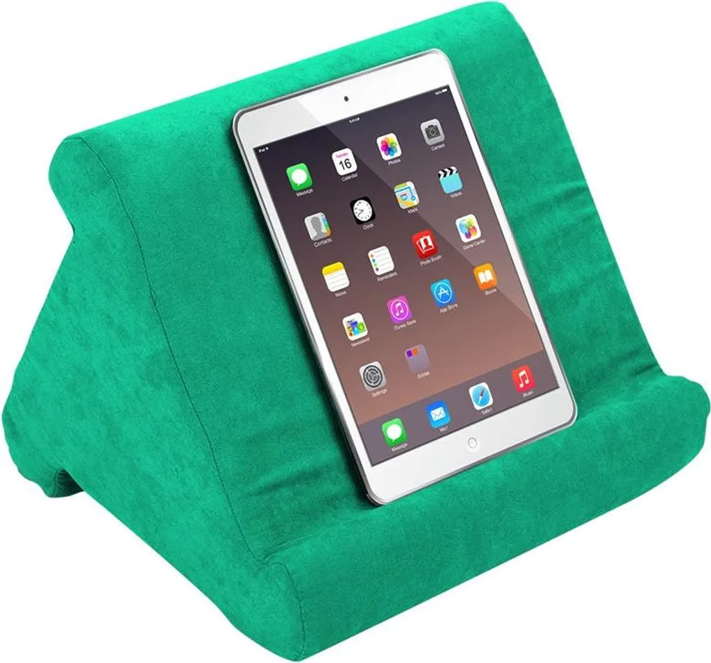 Support pour tablette multi-angles en mousse mémoire de forme verte - 3