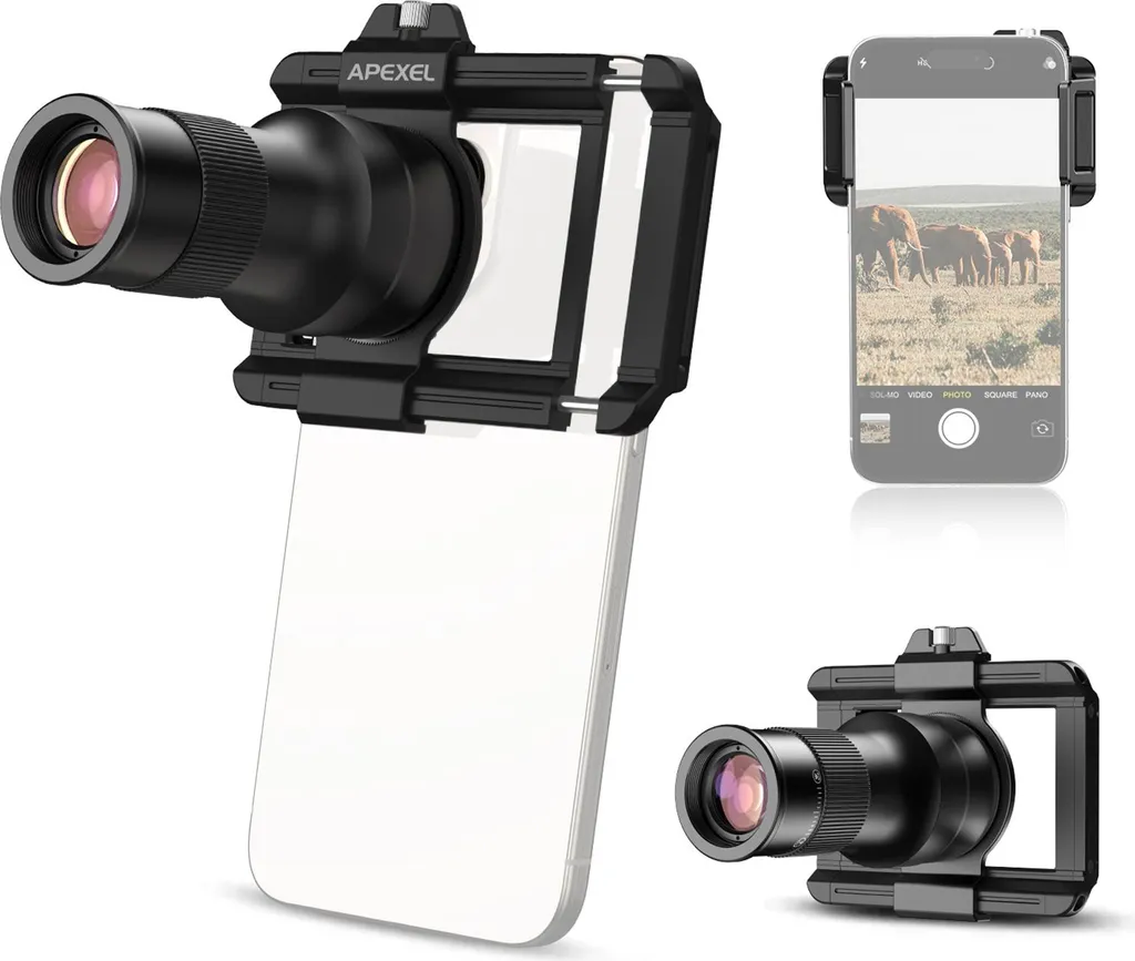 Objectif pour Randonnée et Observation Animaux Zoom 6X pour Smartphone - 3
